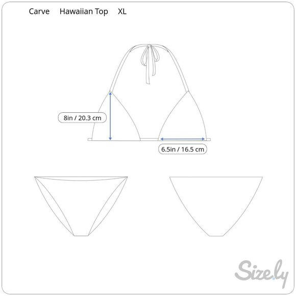 Carve Designs Hawaiian Print Swimsuit Top Size XL Pink Purple Aqua Racer Back - Picture 9 of 9